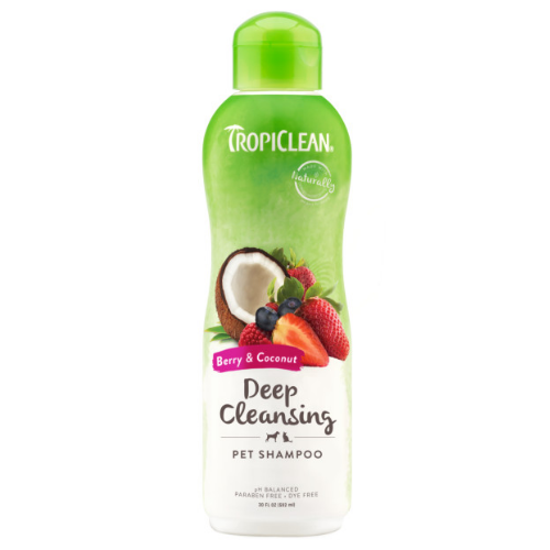 TropiClean Berry & Coconut Deep Cleansing Shampoo for Pets, 20oz 1